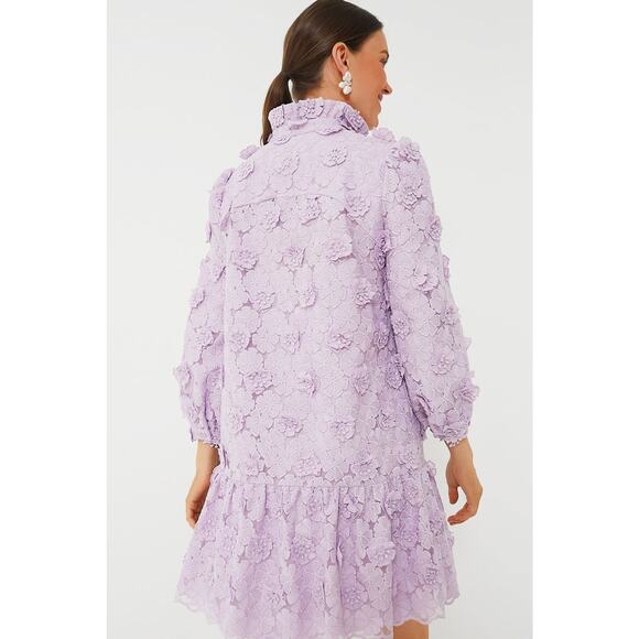 TUCKERNUCK Lilac Lace Palmerston Dress Size XS NWT Retail $328 Tuckernuck - Picture 2 of 8